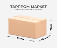 Четырехклапанный короб - 630х430х70